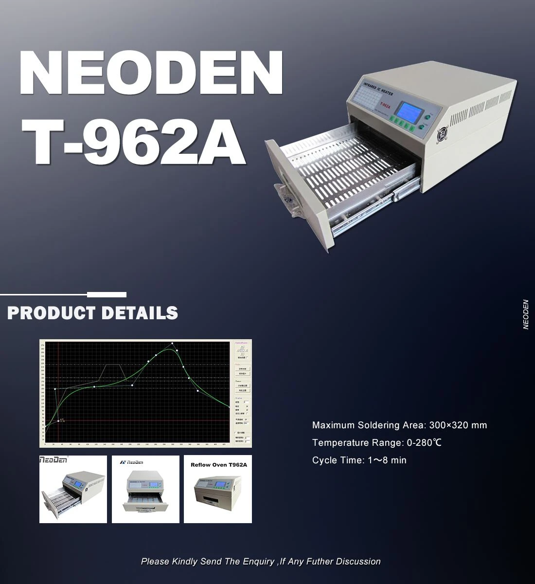 Large industrial-type reflow oven Large industrial-type reflow oven